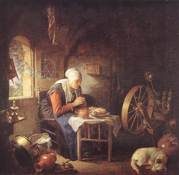 Gerard Dou The Prayer of the Spinner china oil painting image